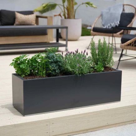 Modern Patio Planter - 12 Tall