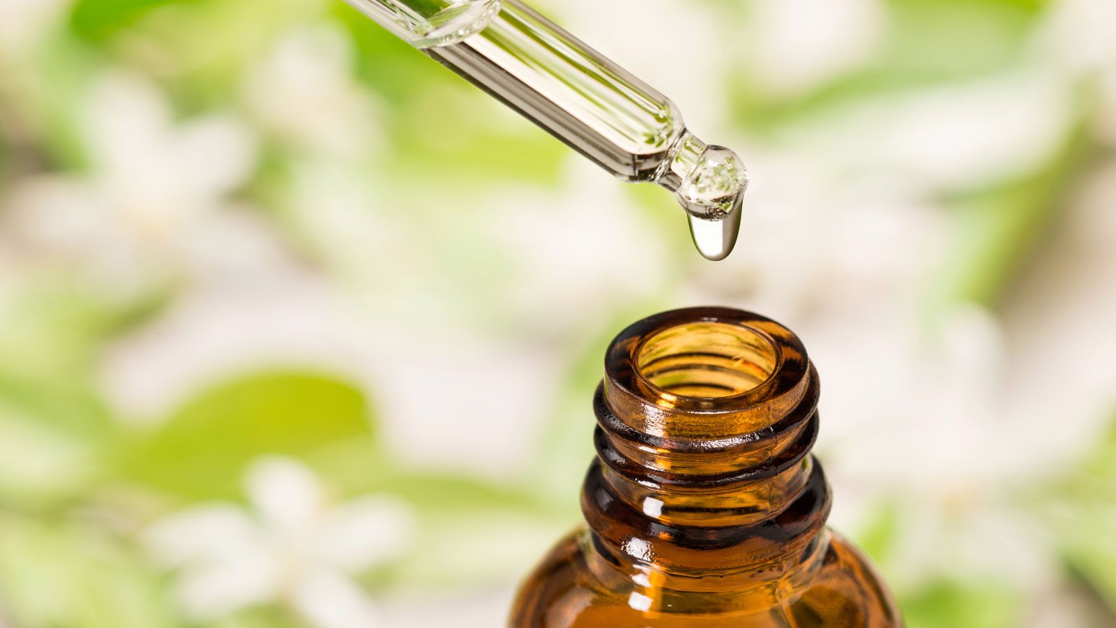 A shot of a dropper with liquid