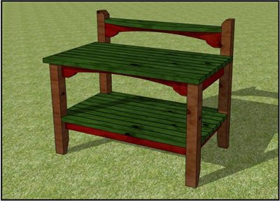 Craftsman Styled Potting Bench