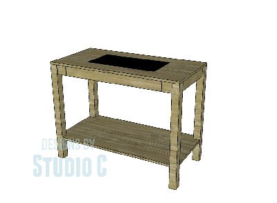 Napa-Styled European Potting Table