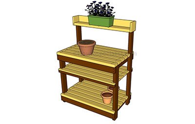 Storage Savvy Potting Bench