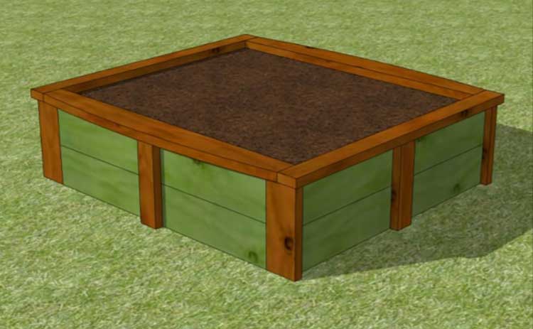 4x4 Raised Bed