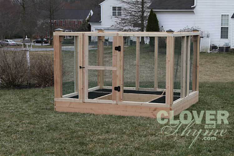 DIY Enclosed Raised Bed Garden