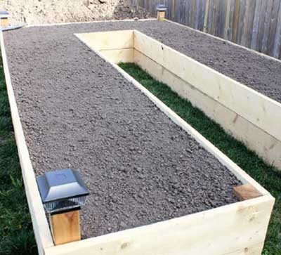 Large U-Shaped Raised Bed