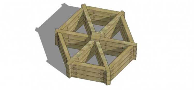 The Herb Wheel Planter