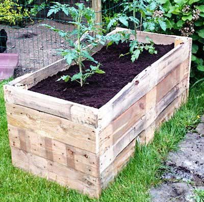 Upcycled Pallet Planter