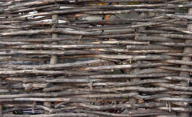 Willow Wattle Garden Edging For Raised Beds