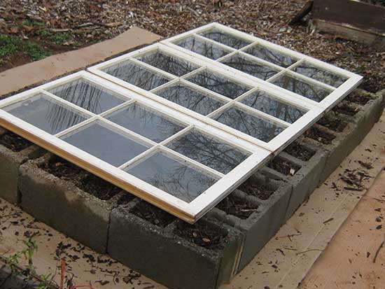 Brick and Window Cold Frame