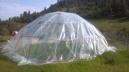 Geodesic Dome Greenhouse