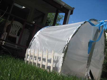 High-Tech Backyard Greenhouse