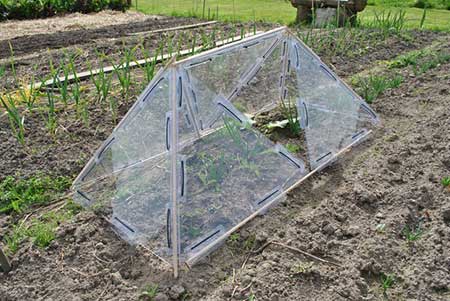 Modular Triangular Greenhouse