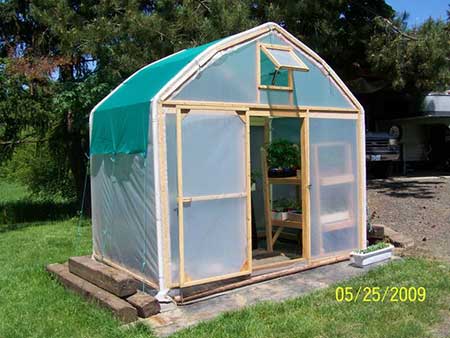Old Carport Greenhouse