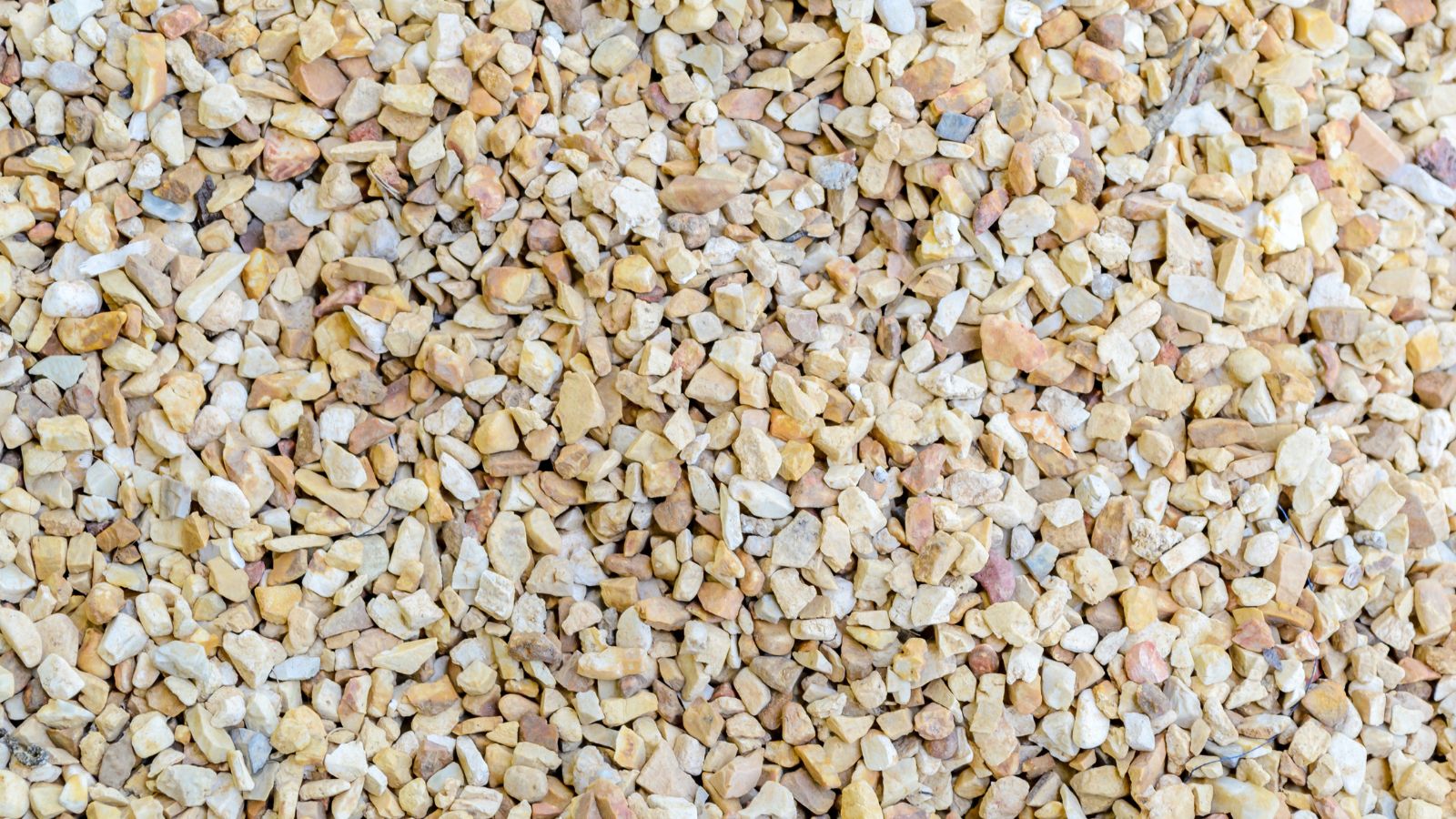 An overhead shot of rocks with varying sizes and color that is used to fill the bottom of an aquarium