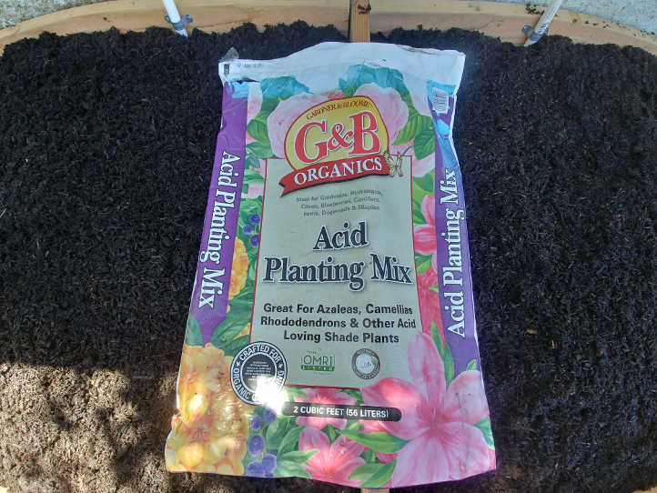 Acid planting mix