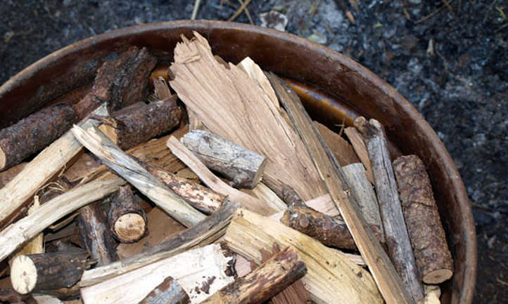 Inner chamber of a biochar retort