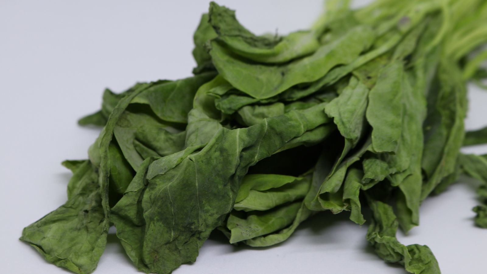 A shot of wilted green crops